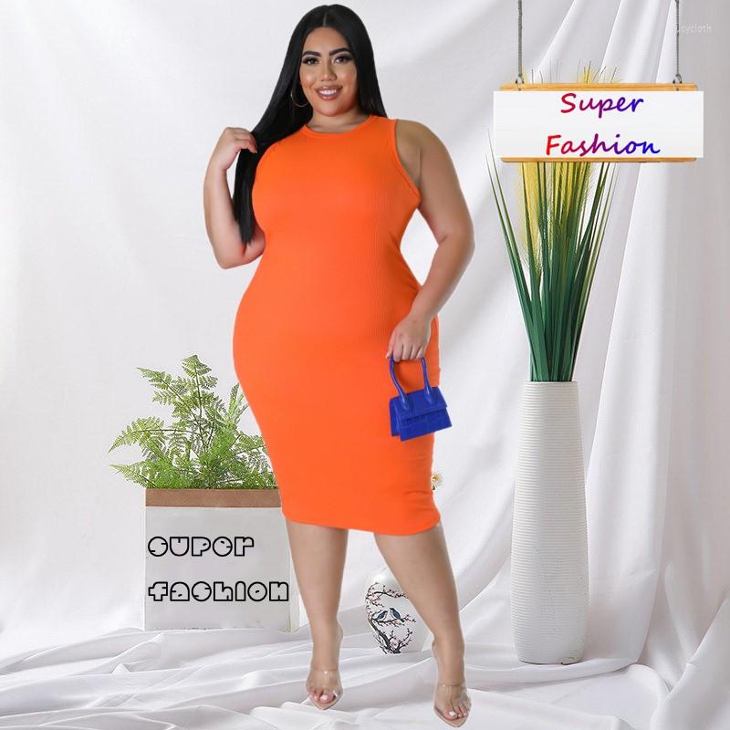 Plus Size Dresses WSFEC -4XL Women Clothing Casual Solid Rib Sleeveless Bodycon Sexy Spring Summer Midi Dress Female Outfits, Black
Plus Size Dresses WSFEC -4XL Women Clothing Casual Solid Rib Sleeveless Bodycon Sexy Spring Summer Midi Dress Female Outfits, Black