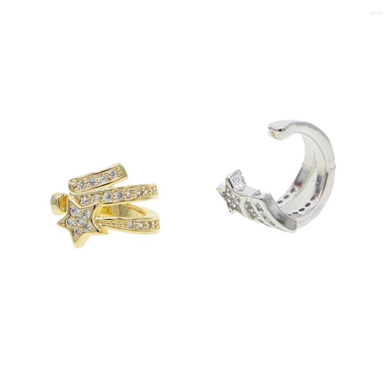 Backs Earrings 1Pcs Cute Star Ear Cuff Earring Gold&Silver Color Cubic Zirconia With Shape Single Clip For Women Party Jewelry
Backs Earrings 1Pcs Cute Star Ear Cuff Earring Gold&Silver Color Cubic Zirconia With Shape Single Clip For Women Party Jewelry
