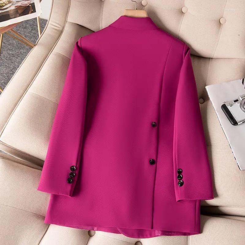 Women' Suits Ladies Formal Blazers 2023 Rose Black Women Female Long Sleeve Double-Breasted Slim Business Work Wear Jacket Coat Outerwear
Women' Suits Ladies Formal Blazers 2023 Rose Black Women Female Long Sleeve Double-Breasted Slim Business Work Wear Jacket Coat Outerwear