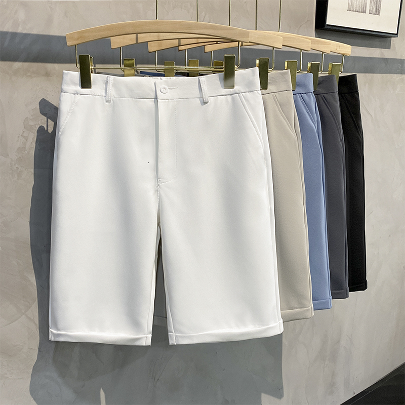 Men's Shorts 5 Colors Korean Men Straight Shorts Summer Breathable Comfortable Fashion British Style Business Male Office Casual Shorts 230414, Blue
Men's Shorts 5 Colors Korean Men Straight Shorts Summer Breathable Comfortable Fashion British Style Business Male Office Casual Shorts 230414, Blue