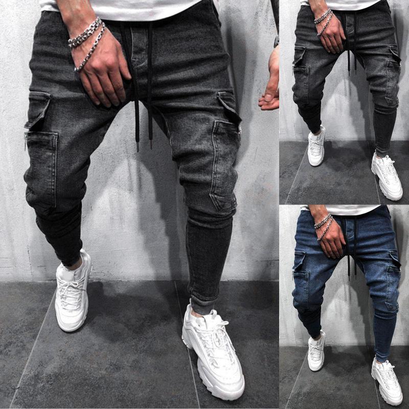 Men's Jeans Mens Fashion Casual Pocket Drawstring Waist Solid Color Slim Toe Pants Band 13, Black
Men's Jeans Mens Fashion Casual Pocket Drawstring Waist Solid Color Slim Toe Pants Band 13, Black