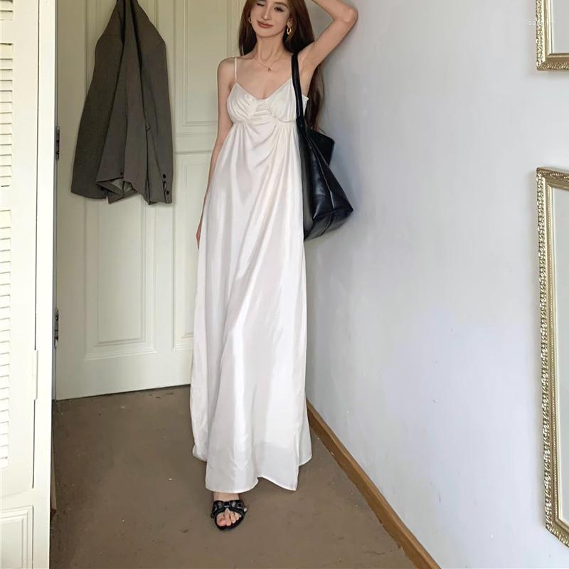 Casual Dresses Vintage Spaghetti Strap For Women 2023 Korean Fashion Sleeveless Slim A-line Female Strapless Long Dress Elegant Vestido, Picture color
Casual Dresses Vintage Spaghetti Strap For Women 2023 Korean Fashion Sleeveless Slim A-line Female Strapless Long Dress Elegant Vestido, Picture color
