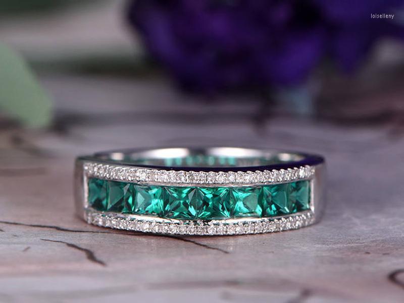 Cluster Rings Vintage 925 Sterling Silver Emerald Gemstone Wedding Engagement Diamonds Fine Jewelry For Women Luxury Gift
Cluster Rings Vintage 925 Sterling Silver Emerald Gemstone Wedding Engagement Diamonds Fine Jewelry For Women Luxury Gift