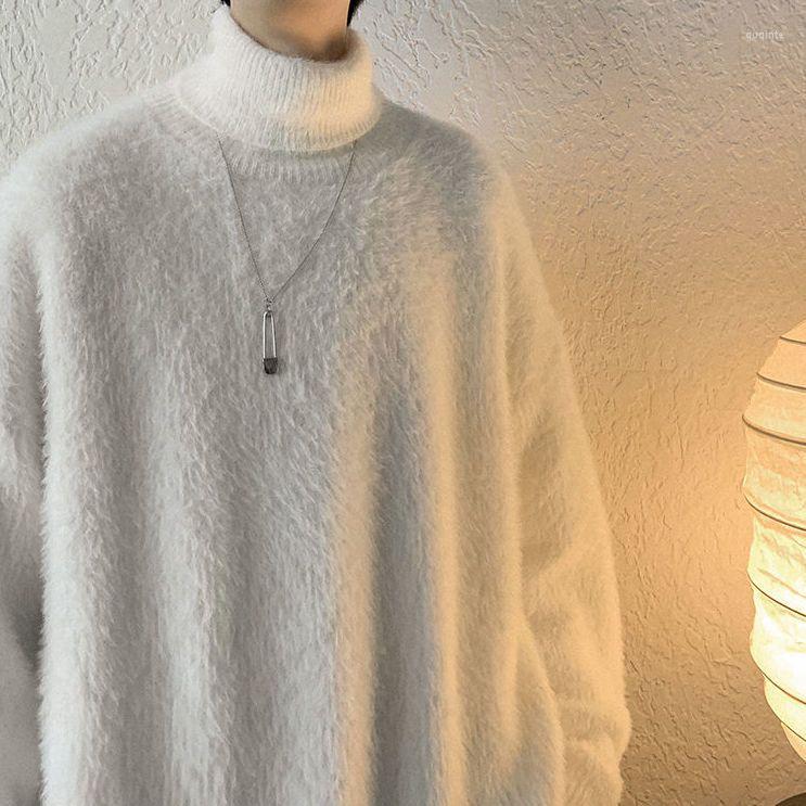 Women's Sweaters Sweatshirt Turtleneck Hoodie With Fleece Thick Loose Lazy INS Warm Top Winter Male Streetwear Men Women 2023, White
Women's Sweaters Sweatshirt Turtleneck Hoodie With Fleece Thick Loose Lazy INS Warm Top Winter Male Streetwear Men Women 2023, White