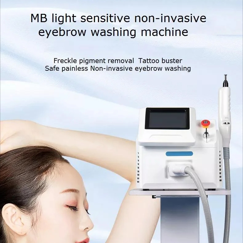 Nd Yag Laser Machine Picosecond Tattoo Remove Pigment Remove Q Switch Carbon Peeling Skin Whitening Eyebrow Washer