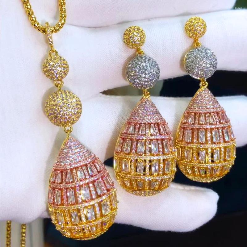 Necklace Earrings Set Missvikki Luxury 2PCS Big Pendant Jewelry Super Original Fashion Accessories For Women Bridal Design, Picture shown
Necklace Earrings Set Missvikki Luxury 2PCS Big Pendant Jewelry Super Original Fashion Accessories For Women Bridal Design, Picture shown