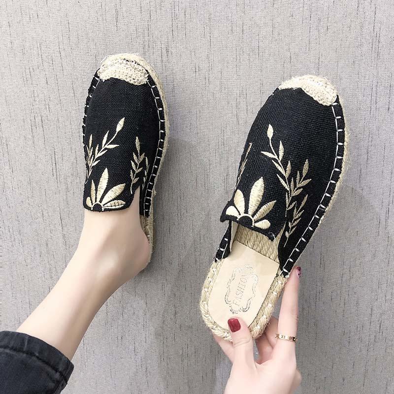 Slippers Chinese Flower Embroider Shoes Woman Canvas Flats Ladies Espadrilles Loafers Round Toe Cotton Moccasins Shoe Walking, Gray
Slippers Chinese Flower Embroider Shoes Woman Canvas Flats Ladies Espadrilles Loafers Round Toe Cotton Moccasins Shoe Walking, Gray