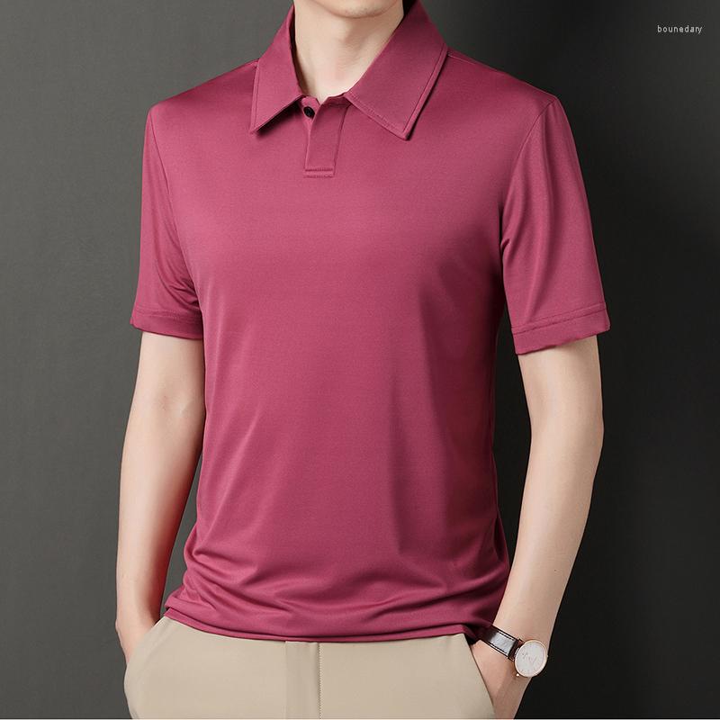 Men's Polos 2023 Men's Polo Seamless And Handsome Short Sleeve Collar Shirt Breathable Comfortable Business Casual Clothing, Blue
Men's Polos 2023 Men's Polo Seamless And Handsome Short Sleeve Collar Shirt Breathable Comfortable Business Casual Clothing, Blue