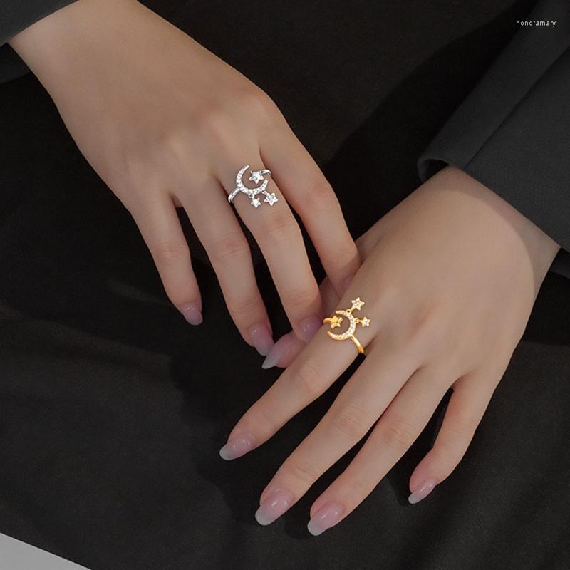 Cluster Rings Creative Moon Star Statement Ring Tassel Adjustable Open Fashion Stacking Women Girls Jewelry Valentine's Day Gifts
Cluster Rings Creative Moon Star Statement Ring Tassel Adjustable Open Fashion Stacking Women Girls Jewelry Valentine's Day Gifts