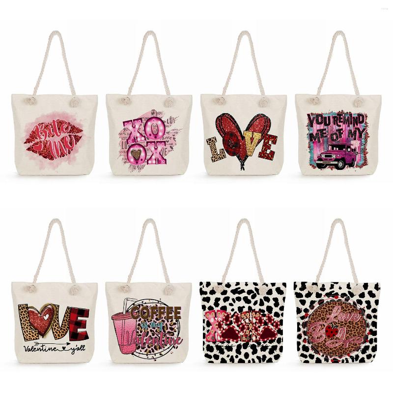 Evening Bags Summer Leopard Letter Capacity Women Shopping Tote Travel Thick Rope Beach Bag Fashion Casual High Love Printed Handbags, Ms8285 love tote
Evening Bags Summer Leopard Letter Capacity Women Shopping Tote Travel Thick Rope Beach Bag Fashion Casual High Love Printed Handbags, Ms8285 love tote