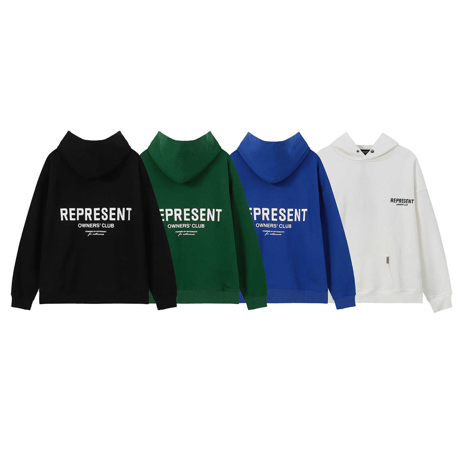 Mens Hoodies Represent Fashion Brand REPRESENT LIFE American High Street Loose Letter and Womens Coat, White terry
Mens Hoodies Represent Fashion Brand REPRESENT LIFE American High Street Loose Letter and Womens Coat, White terry
