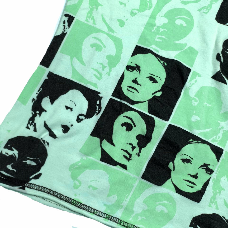 Women's T Shirt E girl Vintage Crop Top Y2K Aesthetic Face Portrait Graphic T shirt Harajuku Tie Dye Women Summer Sweats Tee Gothic Streetwear 23