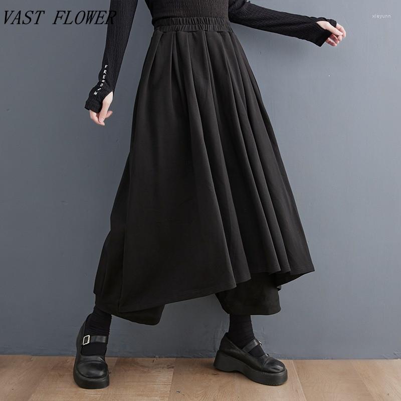 Women's Pants Black Elastic High Waist Pocket Vintage Casual Loose Spring Autumn Wide Leg Skirt Women Trousers 2023 Clothing Streetwear, Picture shown
Women's Pants Black Elastic High Waist Pocket Vintage Casual Loose Spring Autumn Wide Leg Skirt Women Trousers 2023 Clothing Streetwear, Picture shown