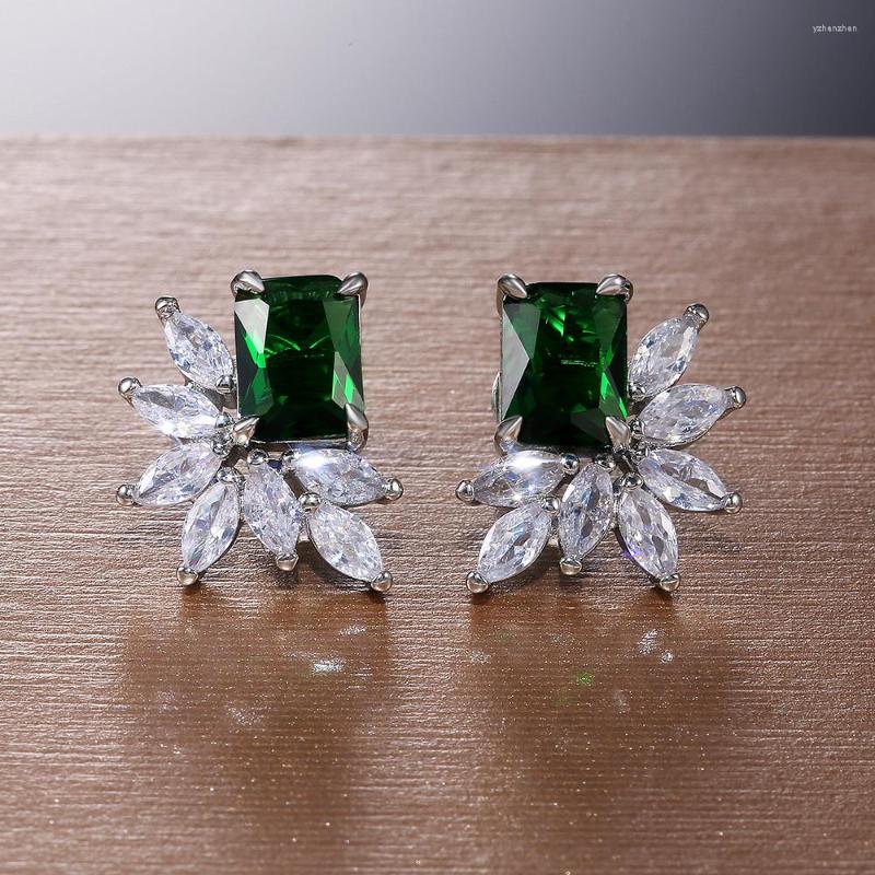 Stud Earrings Luxury Square With Marquise CZ Stone Women For Party 3 Colors Delicate Gift Dazzling Lady's Wedding Jewelry
Stud Earrings Luxury Square With Marquise CZ Stone Women For Party 3 Colors Delicate Gift Dazzling Lady's Wedding Jewelry