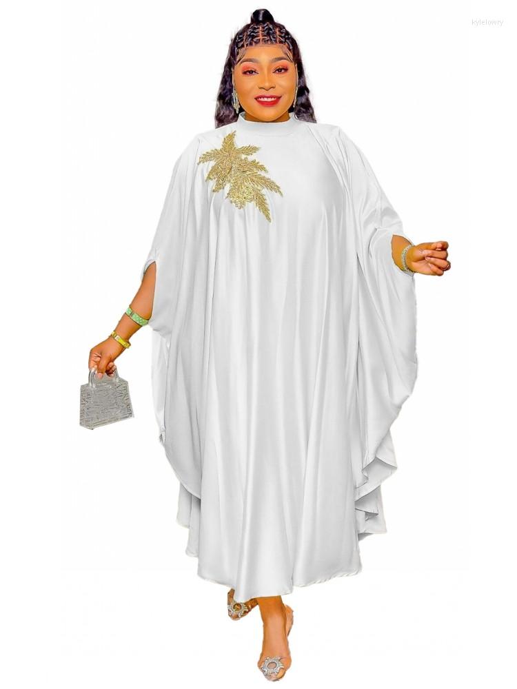 Ethnic Clothing White African Dress For Women Fashion Dashiki Clothes Party Evening Loose Robe Africaines Femme Kaftan Bazin Rich
Ethnic Clothing White African Dress For Women Fashion Dashiki Clothes Party Evening Loose Robe Africaines Femme Kaftan Bazin Rich