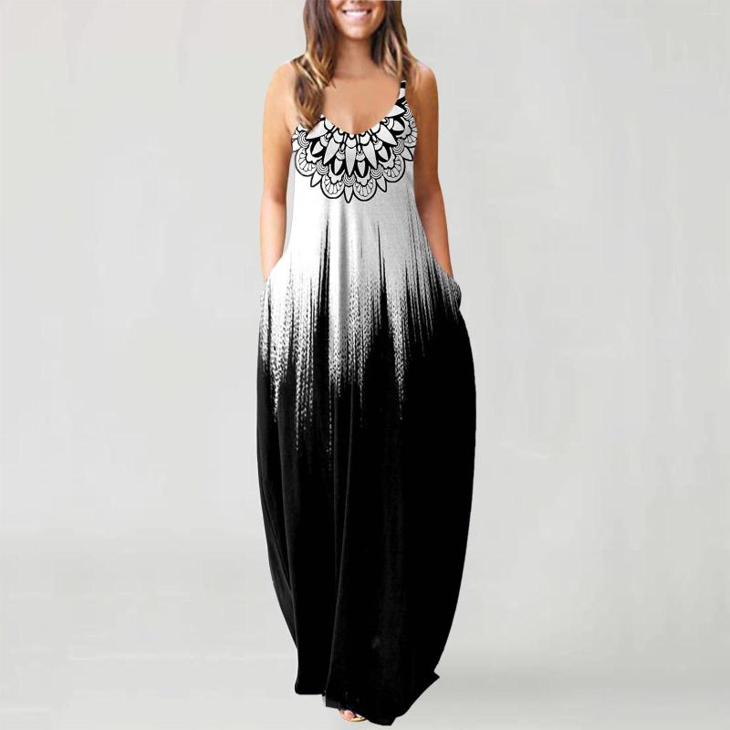 Casual Dresses Fashion Gradient Women Summer Dress Plus Size O-neck Flower Print Sleeveless Pullover Long Lady Loose Sundress Robe, Purple
Casual Dresses Fashion Gradient Women Summer Dress Plus Size O-neck Flower Print Sleeveless Pullover Long Lady Loose Sundress Robe, Purple