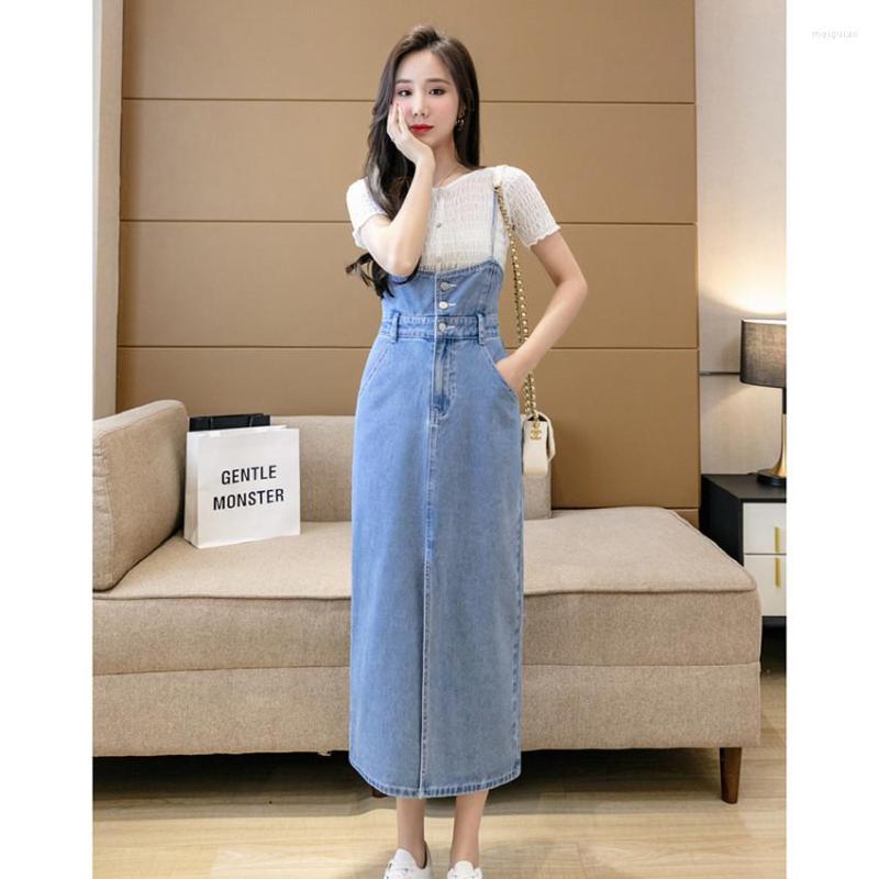 Casual Dresses Korean Style Fashion Denim Women Slim Spaghetti Strap Jeans Dress Ladies Elegant Sundress Vestidos, Blue
Casual Dresses Korean Style Fashion Denim Women Slim Spaghetti Strap Jeans Dress Ladies Elegant Sundress Vestidos, Blue