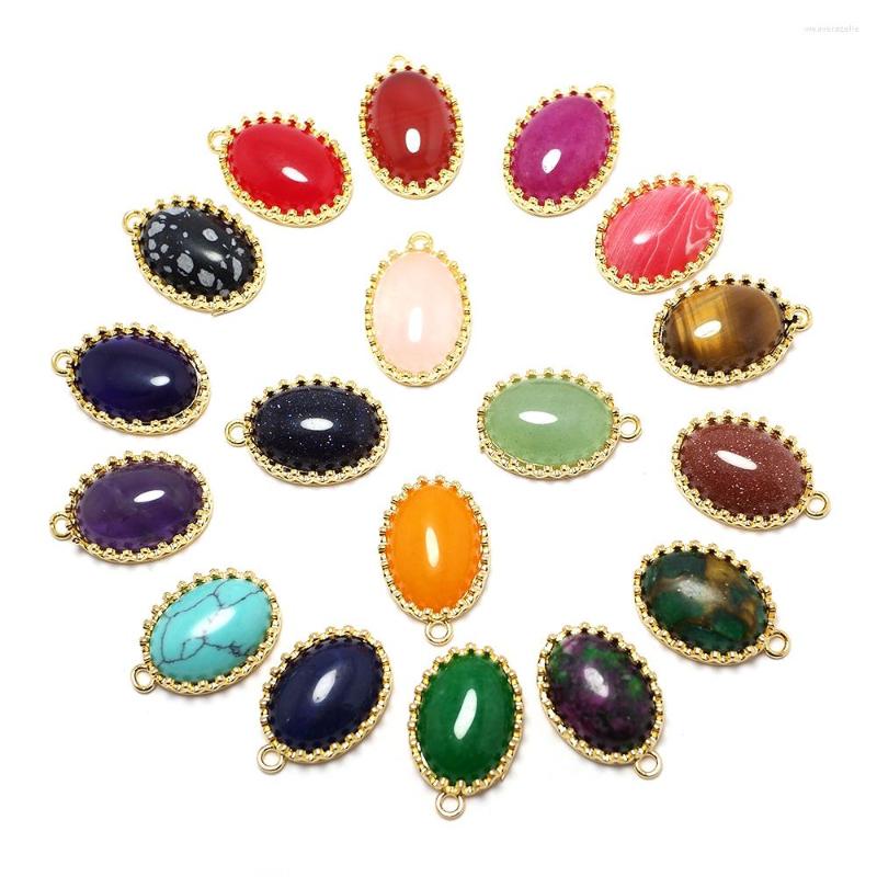 Charms 2pcs Crown Pendant Cabochon Stone Inlaid 24K Gold Color Plated Brass Natural Necklace Findings Oval Faceted
Charms 2pcs Crown Pendant Cabochon Stone Inlaid 24K Gold Color Plated Brass Natural Necklace Findings Oval Faceted