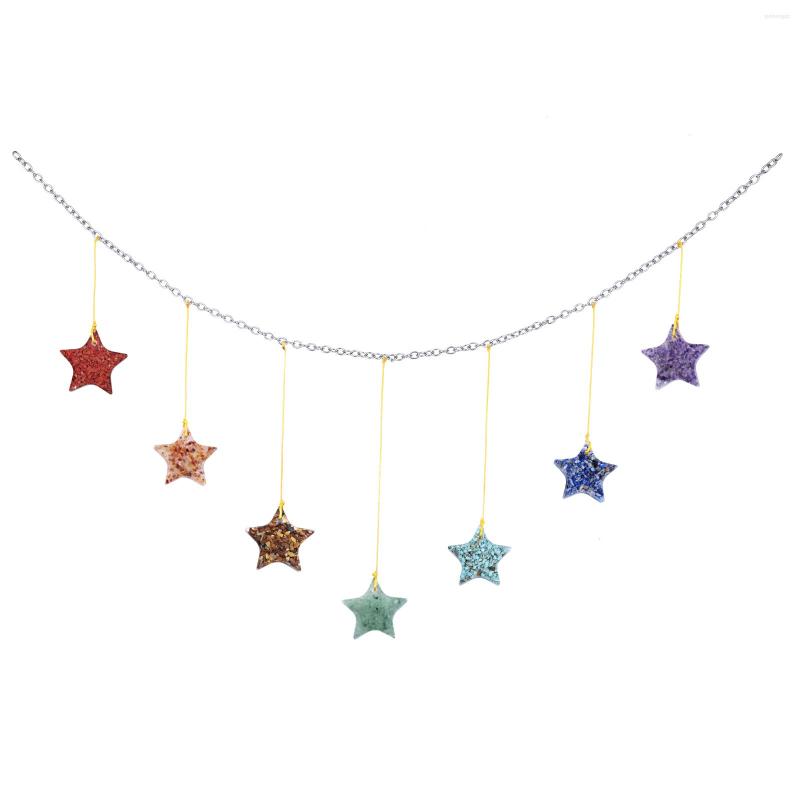 Jewelry Pouches Healing Crystal Stone Chips Star Shape Resin Hanging Ornament With Chain For Home Wall Art Bedroom Decor
Jewelry Pouches Healing Crystal Stone Chips Star Shape Resin Hanging Ornament With Chain For Home Wall Art Bedroom Decor