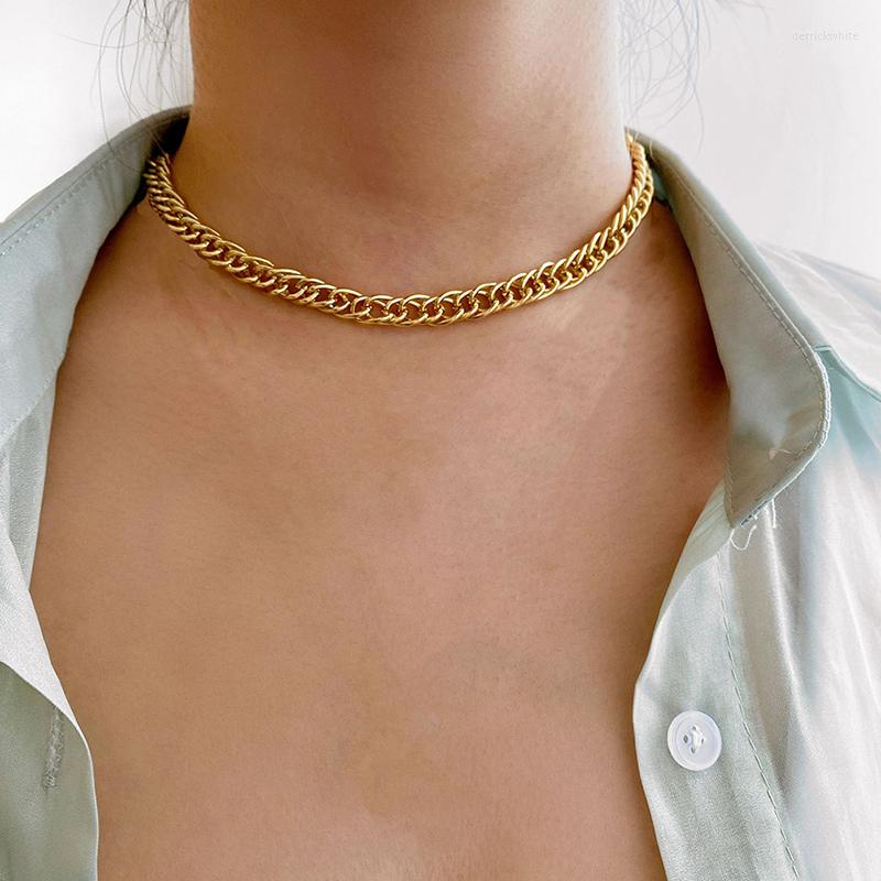 Pendant Necklaces 1PC Alloy Minimalist Gold Color Chain Choker For Women Daily Wear Statement Collar Jewelry
Pendant Necklaces 1PC Alloy Minimalist Gold Color Chain Choker For Women Daily Wear Statement Collar Jewelry