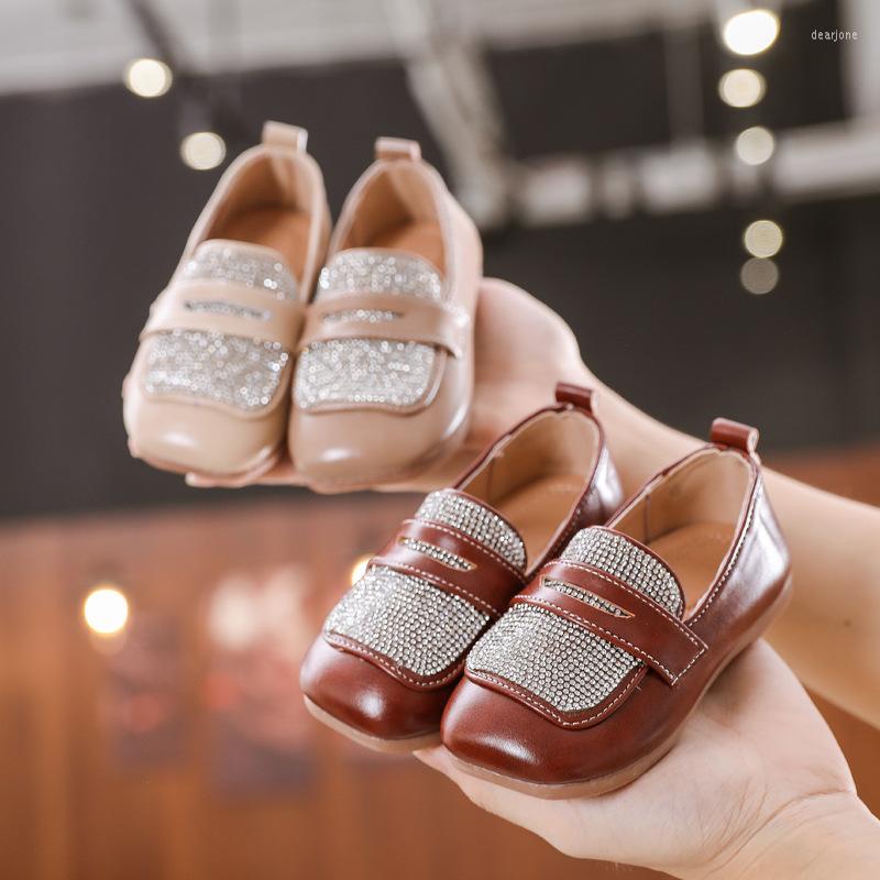 Athletic Shoes Kids Girls Sneakers Children's Casual Flats Rhinestone Fashion Slip-on Loafers Soft Leather Glitter For Toddlers, Beige
Athletic Shoes Kids Girls Sneakers Children's Casual Flats Rhinestone Fashion Slip-on Loafers Soft Leather Glitter For Toddlers, Beige
