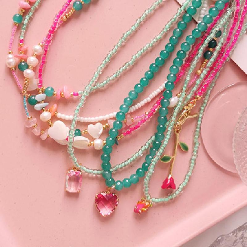 Choker Shell Beads Crystal Pearl Beaded Link Chain Necklace Women Rose Flower Pendant Collar Necklaces Jewelry Gifts
Choker Shell Beads Crystal Pearl Beaded Link Chain Necklace Women Rose Flower Pendant Collar Necklaces Jewelry Gifts