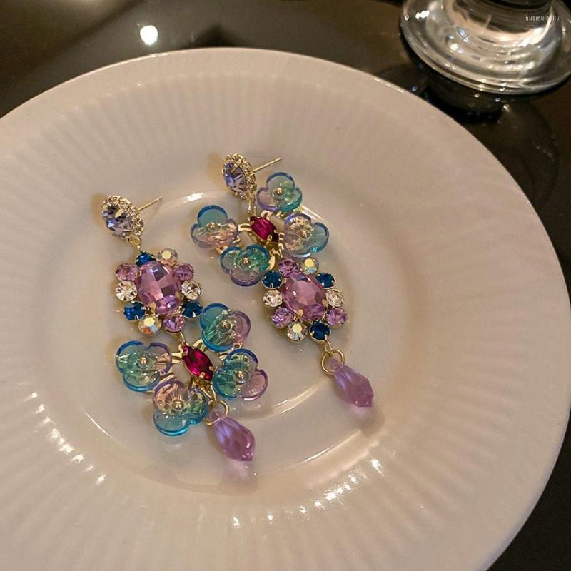 Dangle Earrings Retro Design Daily Asymmetric Ear Studs Crystal Circle Flower Women
Dangle Earrings Retro Design Daily Asymmetric Ear Studs Crystal Circle Flower Women