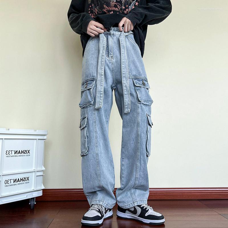 Men' Jeans Multi-pocket American Work Clothes Men' Autumn And Winter Fashion Brand Ruffian Handsome Hip-hop High Street Loose 2023, Black
Men' Jeans Multi-pocket American Work Clothes Men' Autumn And Winter Fashion Brand Ruffian Handsome Hip-hop High Street Loose 2023, Black