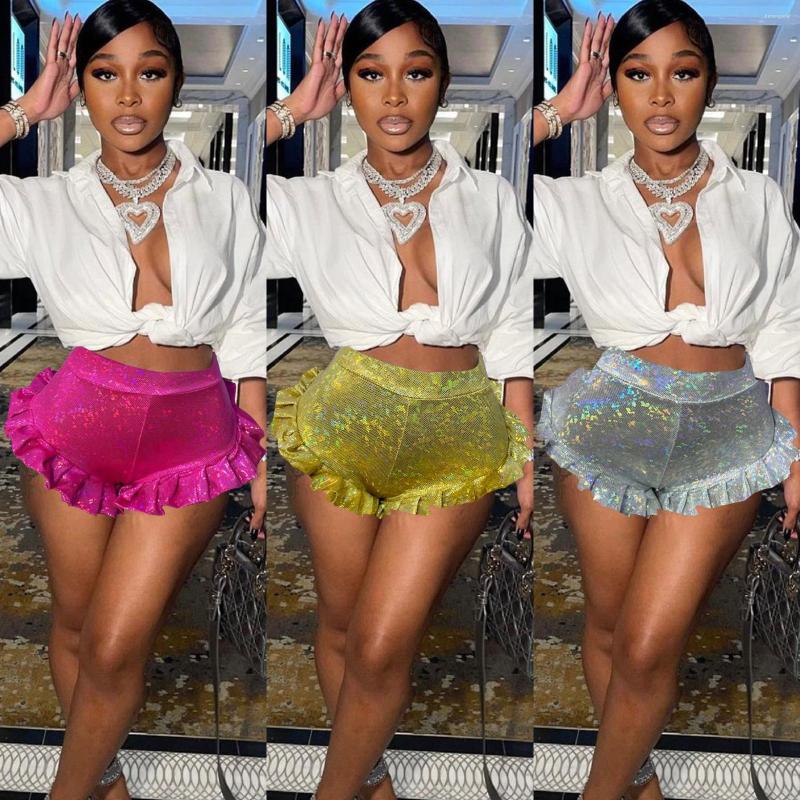 Women's Shorts 2023 Summer Women Pleated Ruffled Laser Glass Floral Mini Pants Sexy V-shaped Y2k Bodycon Streetwear Outfits, Silver
Women's Shorts 2023 Summer Women Pleated Ruffled Laser Glass Floral Mini Pants Sexy V-shaped Y2k Bodycon Streetwear Outfits, Silver