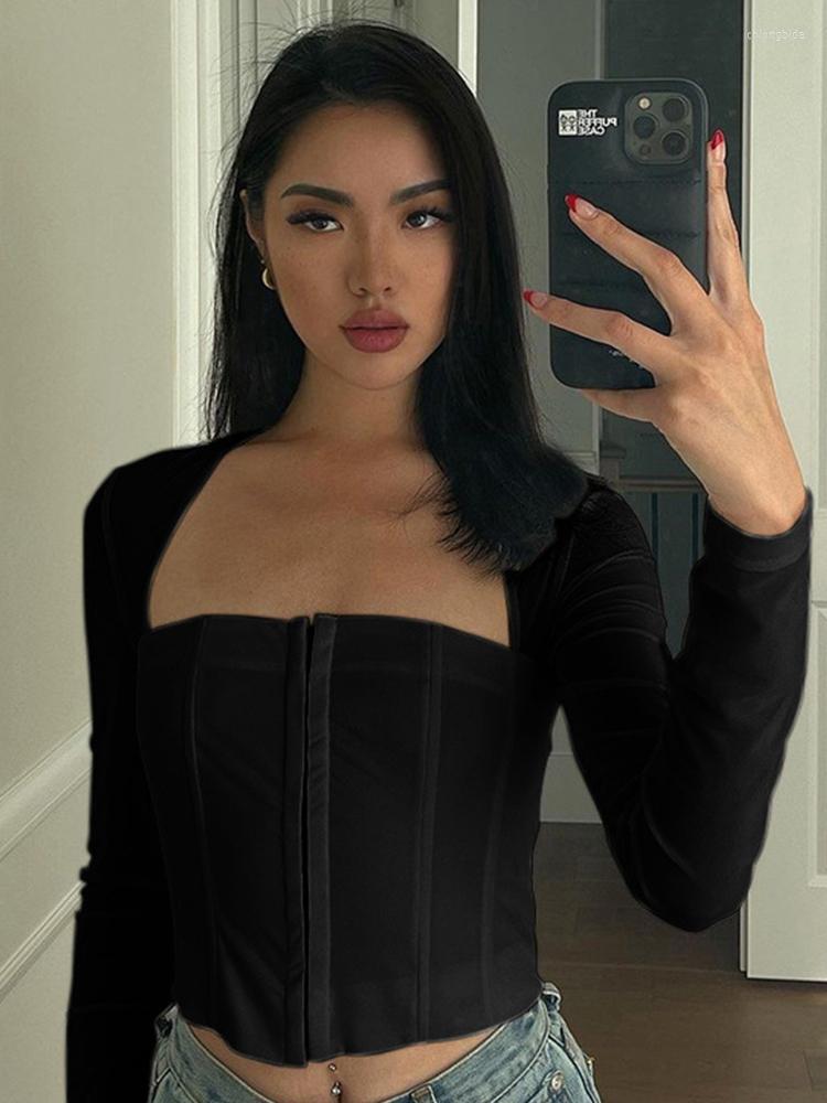 Women's T Shirts Y2K Vintage Sheer Corset Sexy Mesh Long Sleeve Casual Fashion 2023 Single-Breasted Cardigan Crop Tops Women, White
Women's T Shirts Y2K Vintage Sheer Corset Sexy Mesh Long Sleeve Casual Fashion 2023 Single-Breasted Cardigan Crop Tops Women, White
