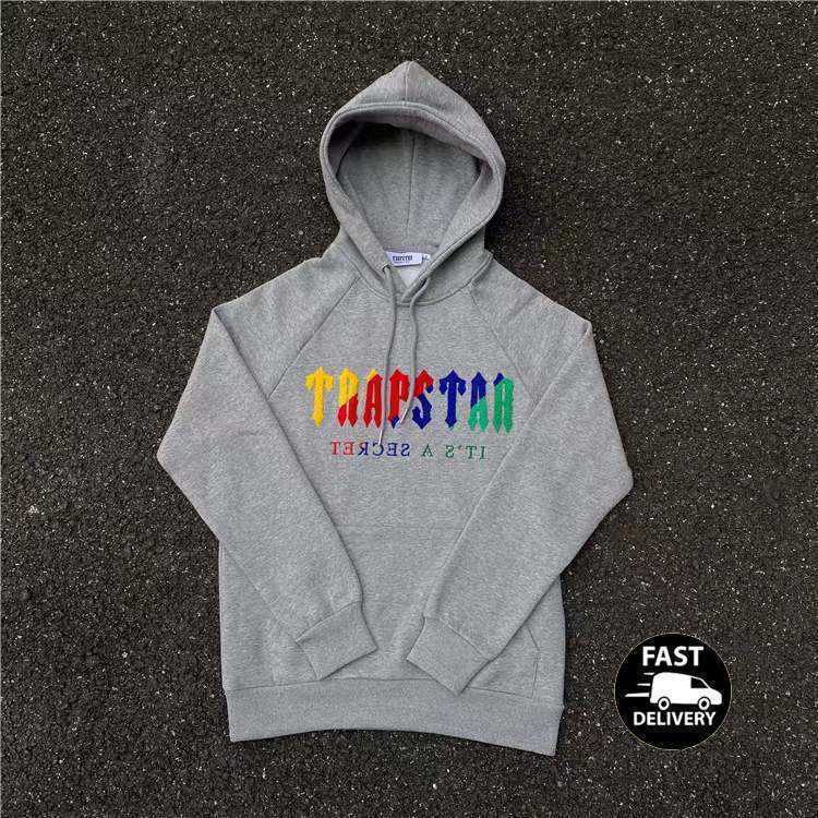 Hoodie Trapstar Full Tracksuit Rainbow Towel Embroidery Decoding Hooded Sportswear Men And Women Sportswear Suit Zipper Trousers Size Xl
Hoodie Trapstar Full Tracksuit Rainbow Towel Embroidery Decoding Hooded Sportswear Men And Women Sportswear Suit Zipper Trousers Size Xl