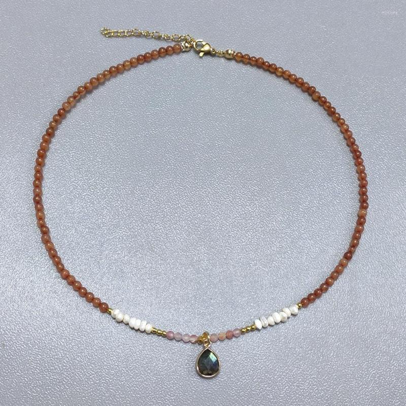 Choker Classic Retro Orange Round Stone Irregular Pearl Mix And Match Necklace Women Exquisite Charm Grey Water Drops Decorated Collar
Choker Classic Retro Orange Round Stone Irregular Pearl Mix And Match Necklace Women Exquisite Charm Grey Water Drops Decorated Collar