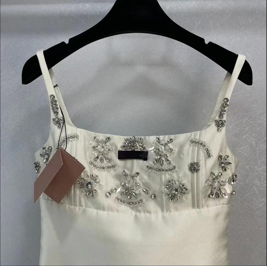 Street dress 2026 spring/summer new spaghetti strap fashion Milan runway dress