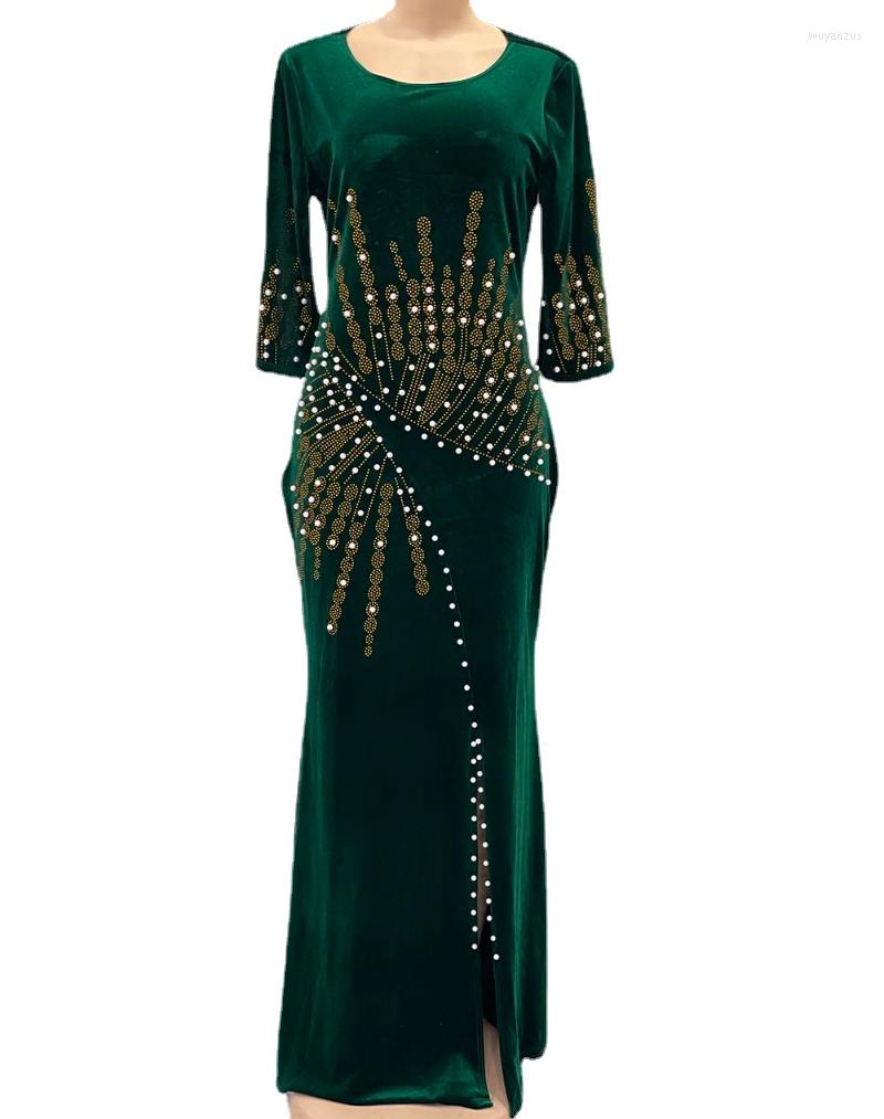 Ethnic Clothing Luxury African Sequins Maxi Dress For Women Kaftan Clothes Elegant Lady Wedding Evening Robe Sexy Party Crystal Bodycon Gown
Ethnic Clothing Luxury African Sequins Maxi Dress For Women Kaftan Clothes Elegant Lady Wedding Evening Robe Sexy Party Crystal Bodycon Gown