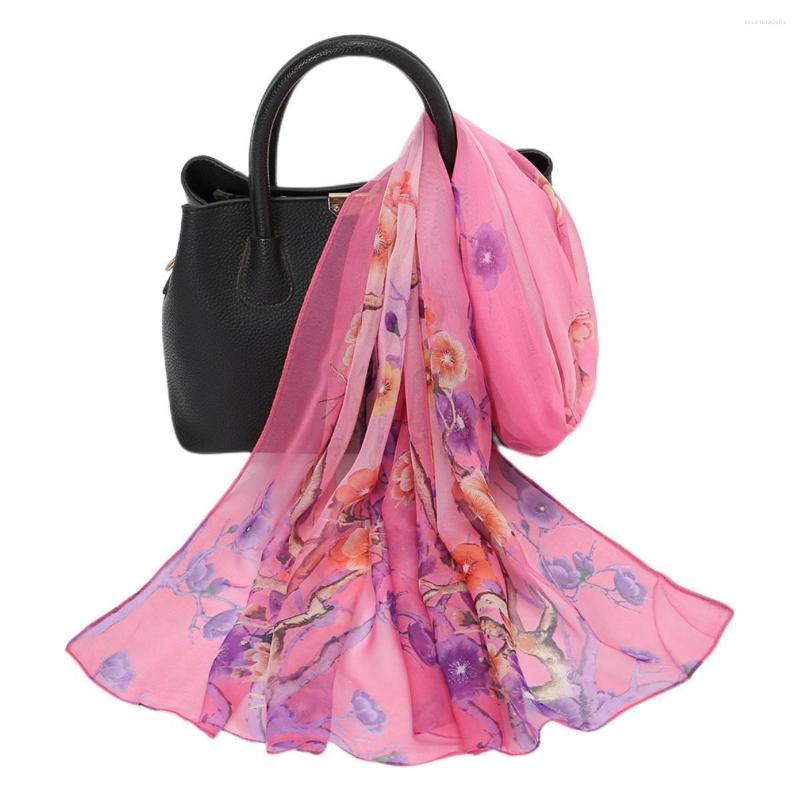 Scarves Georgette Yarn Plum Blossom Printed Women Shawls And Wraps Female Hijab Stoles Dance Beach Towel
Scarves Georgette Yarn Plum Blossom Printed Women Shawls And Wraps Female Hijab Stoles Dance Beach Towel