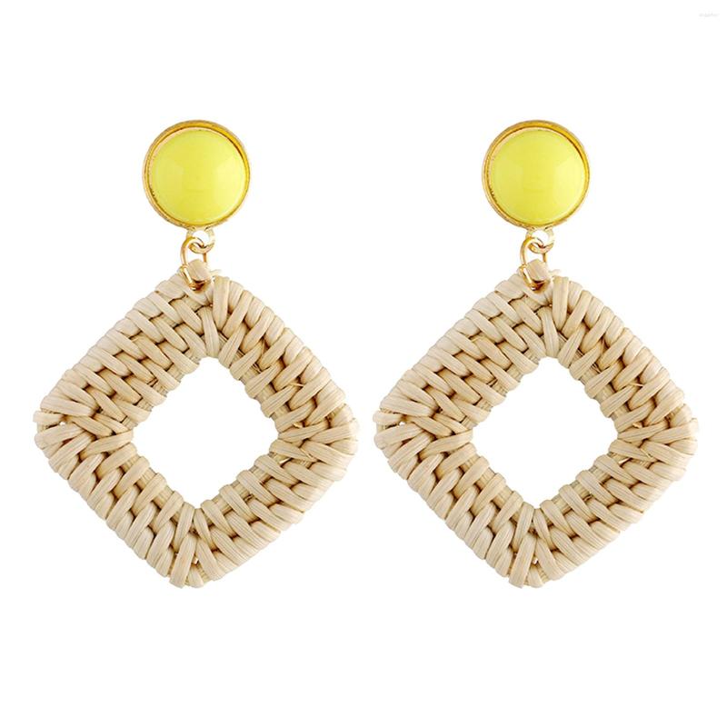 Dangle Earrings 1pair Geometric Rattan Woven Party Beach Round Square Lightweight Daily Fashion Jewelry Retro Ethnic For Women
Dangle Earrings 1pair Geometric Rattan Woven Party Beach Round Square Lightweight Daily Fashion Jewelry Retro Ethnic For Women