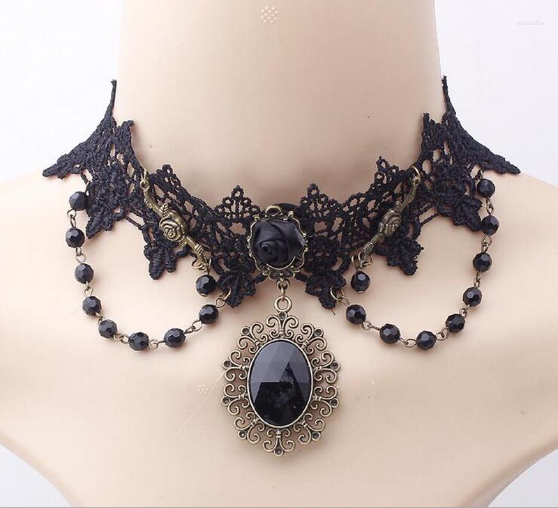 Choker JINGLANG Fashion Lace Rope Chain Chokers Necklace Dangle Alloy Crystal Brand Charms Short Statement Necklaces Women Jewelry
Choker JINGLANG Fashion Lace Rope Chain Chokers Necklace Dangle Alloy Crystal Brand Charms Short Statement Necklaces Women Jewelry