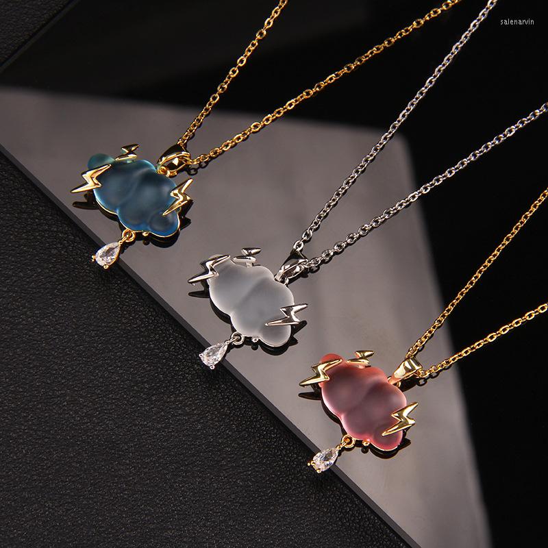 Chains Cloud Necklace For Women Unique Design Featuring Three Raindrop-shaped Pendants High-end Titanium Steel Collarbone Chain
Chains Cloud Necklace For Women Unique Design Featuring Three Raindrop-shaped Pendants High-end Titanium Steel Collarbone Chain