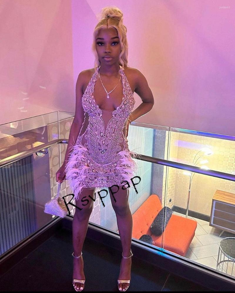 Party Dresses Pink Rhinestone Short Prom 2023 For African Black Girls Birthday Cocktail Exclusive Beads Diamond Women Gowns, Same as picture
Party Dresses Pink Rhinestone Short Prom 2023 For African Black Girls Birthday Cocktail Exclusive Beads Diamond Women Gowns, Same as picture