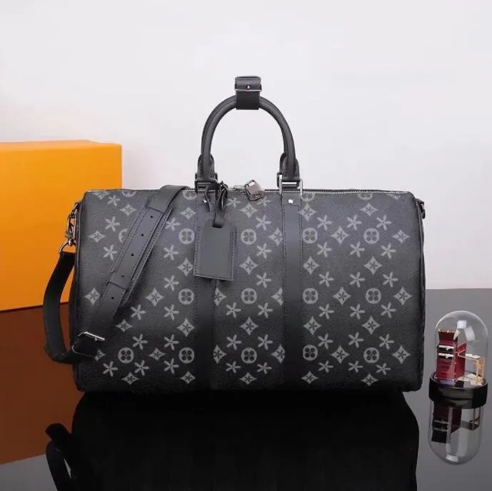 Top Quality New Men Duffle Bag Women Travel Bags Hand Luggage Travel Bags Men Pu Leather Handbags Large CrossBody Bags Totes 55cm, Old flower
Top Quality New Men Duffle Bag Women Travel Bags Hand Luggage Travel Bags Men Pu Leather Handbags Large CrossBody Bags Totes 55cm, Old flower