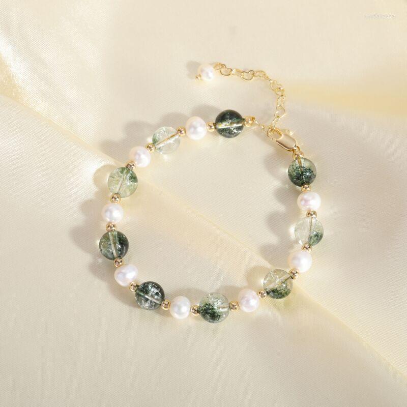 Strand 2023 Simple Crystal Bracelet Female White Burst Green Ghost Freshwater Pearl String Temperament Couple Gift Hand Jewelry
Strand 2023 Simple Crystal Bracelet Female White Burst Green Ghost Freshwater Pearl String Temperament Couple Gift Hand Jewelry