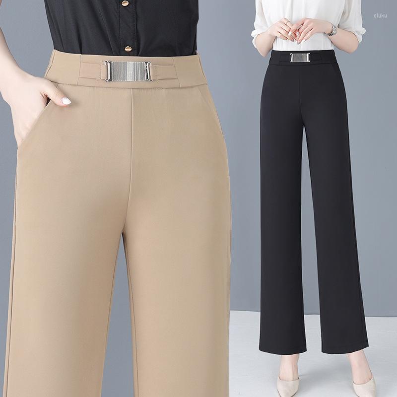 Women's Pants Women's Casual White Wide-Leg Summer Loose Fit Long Trousers With Pockets And Office Lady Commuting Style, Green
Women's Pants Women's Casual White Wide-Leg Summer Loose Fit Long Trousers With Pockets And Office Lady Commuting Style, Green