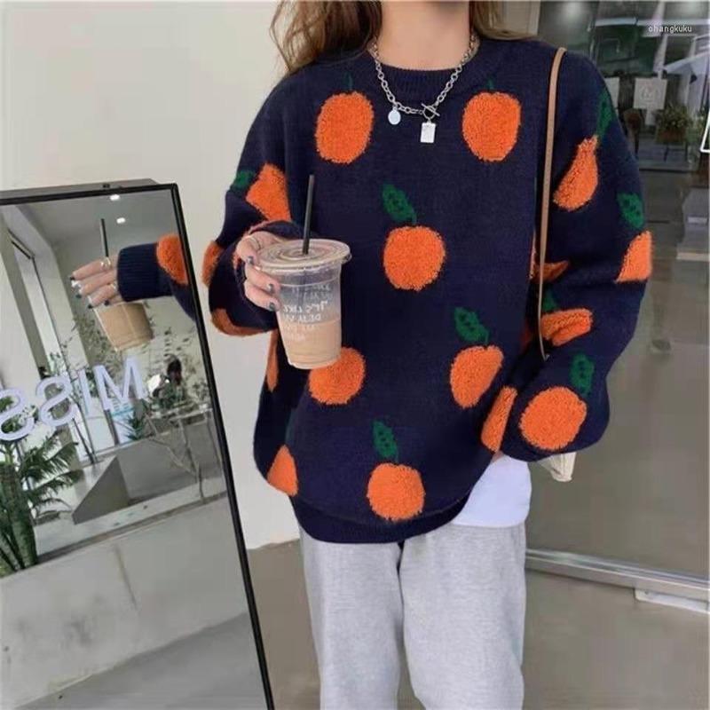 Women's Sweaters Autumn Winter Sweater Cherry Pattern Long Sleeve Knitwear Women Retro Sweet Beauty Crew Collar Knitted Pullover Streetwear, Apricot
Women's Sweaters Autumn Winter Sweater Cherry Pattern Long Sleeve Knitwear Women Retro Sweet Beauty Crew Collar Knitted Pullover Streetwear, Apricot
