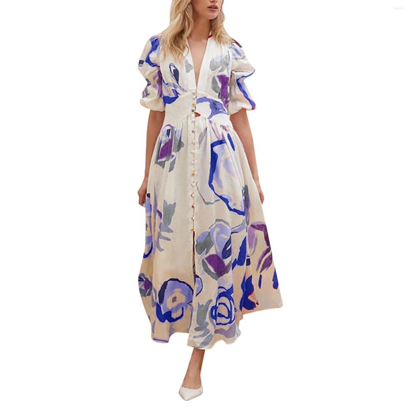 Casual Dresses Women Floral Print V Neck Button Cardigan Sexy Dress Short Sleeve Formal Cute Women' Summer For, Gold
Casual Dresses Women Floral Print V Neck Button Cardigan Sexy Dress Short Sleeve Formal Cute Women' Summer For, Gold