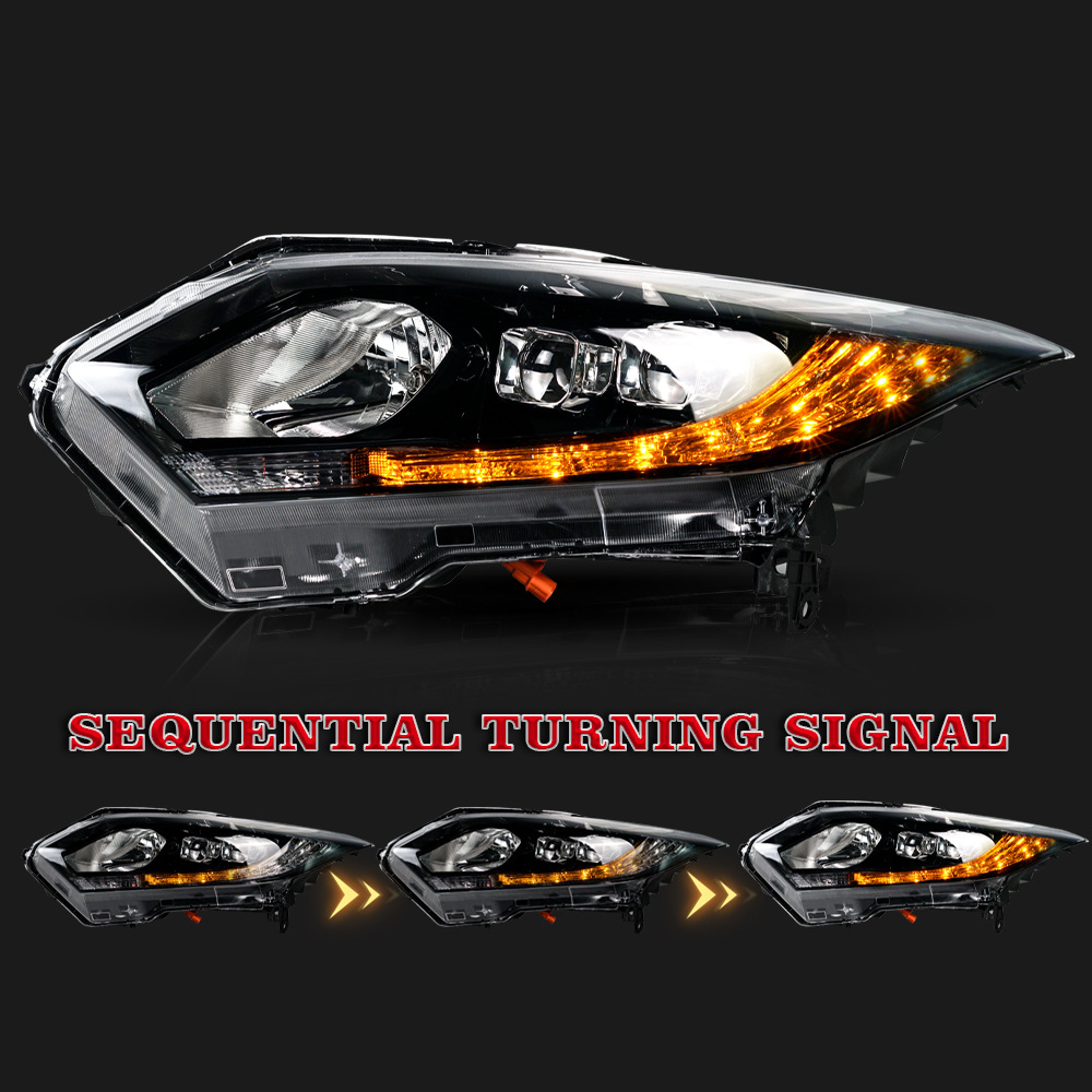 LED Headlights Bulb for Honda VEZEL 20 15-20 18 Highlight Running Lights Upgrade Headlights With Demon Eye