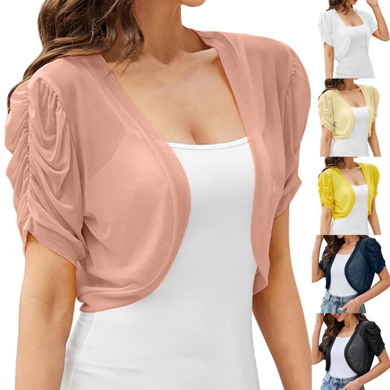 Women's Blouses Women Summer Chiffon Bolero Cardigan Sexy Crop Tops Elegant Wraps Shawls Cover Ups Bridal Wedding Cape Wrap Blouse Blusa, Yellow
Women's Blouses Women Summer Chiffon Bolero Cardigan Sexy Crop Tops Elegant Wraps Shawls Cover Ups Bridal Wedding Cape Wrap Blouse Blusa, Yellow