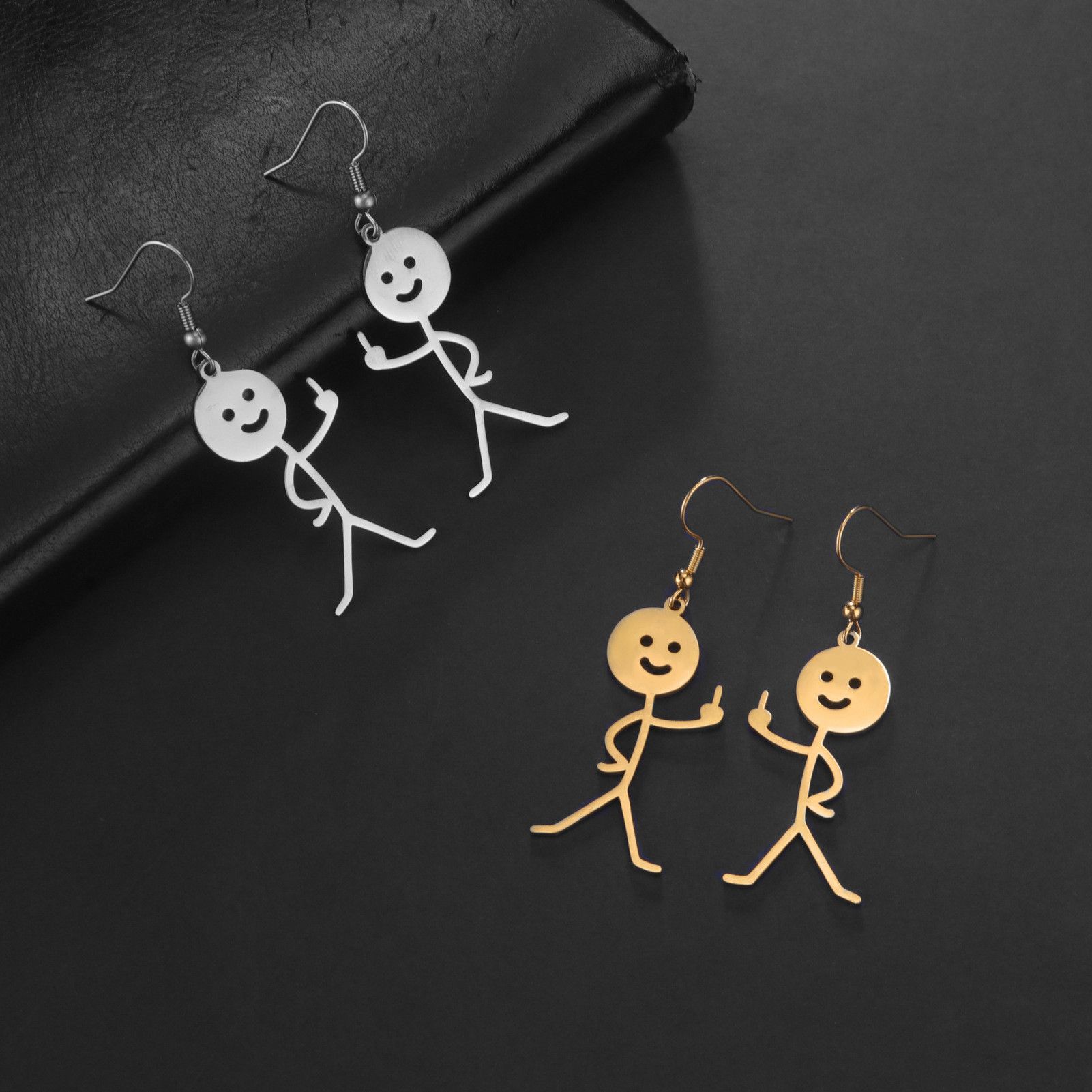 Disdainful Akimbo Finger Necklace - 10pcs Stainless Steel Hand-on-Hip Charms, Ideal Gifts for Boys and Girls
Disdainful Akimbo Finger Necklace - 10pcs Stainless Steel Hand-on-Hip Charms, Ideal Gifts for Boys and Girls