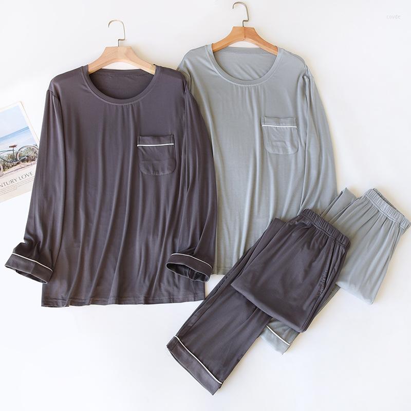 Men's Sleepwear Oversize Autumn Modal Set For Two Pajamas Home Long Piece And Men Spring Suit Loose Sleeve Men's Pants, Light green
Men's Sleepwear Oversize Autumn Modal Set For Two Pajamas Home Long Piece And Men Spring Suit Loose Sleeve Men's Pants, Light green