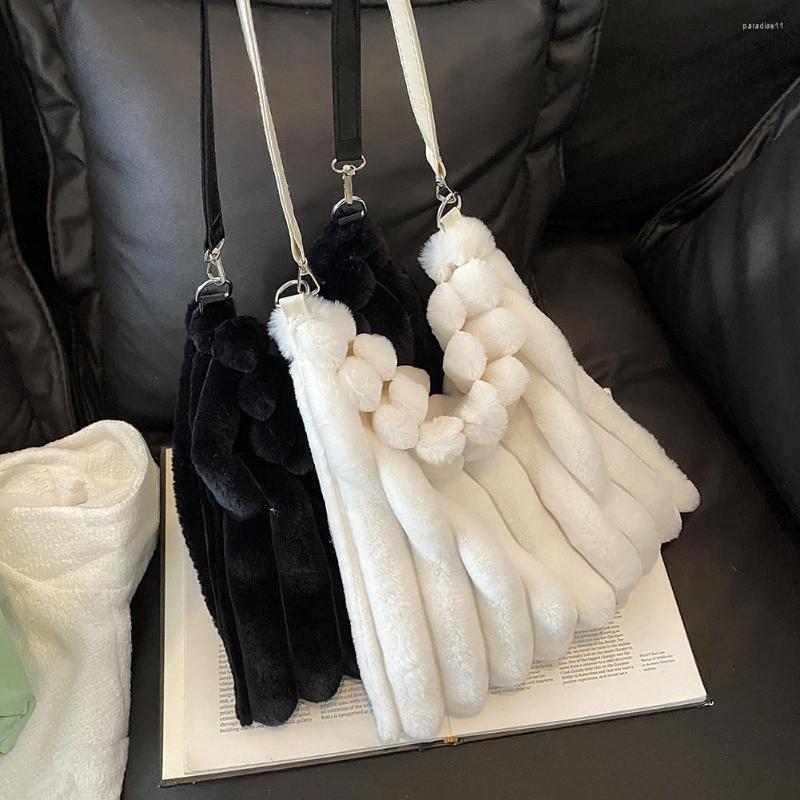 Evening Bags Women Plush Shoulder Tote Bag Fluffy Fur Star Love Handbags Large Capacity Soft Shopping Girls Cute School Handbag, Style two 
Evening Bags Women Plush Shoulder Tote Bag Fluffy Fur Star Love Handbags Large Capacity Soft Shopping Girls Cute School Handbag, Style two