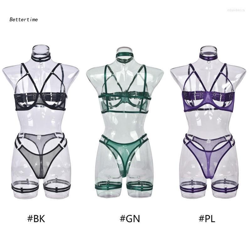 Bras Sets B36D Women Cutout Open Cup And Panty With Leg Straps Choker Lingeries Set, Black
Bras Sets B36D Women Cutout Open Cup And Panty With Leg Straps Choker Lingeries Set, Black